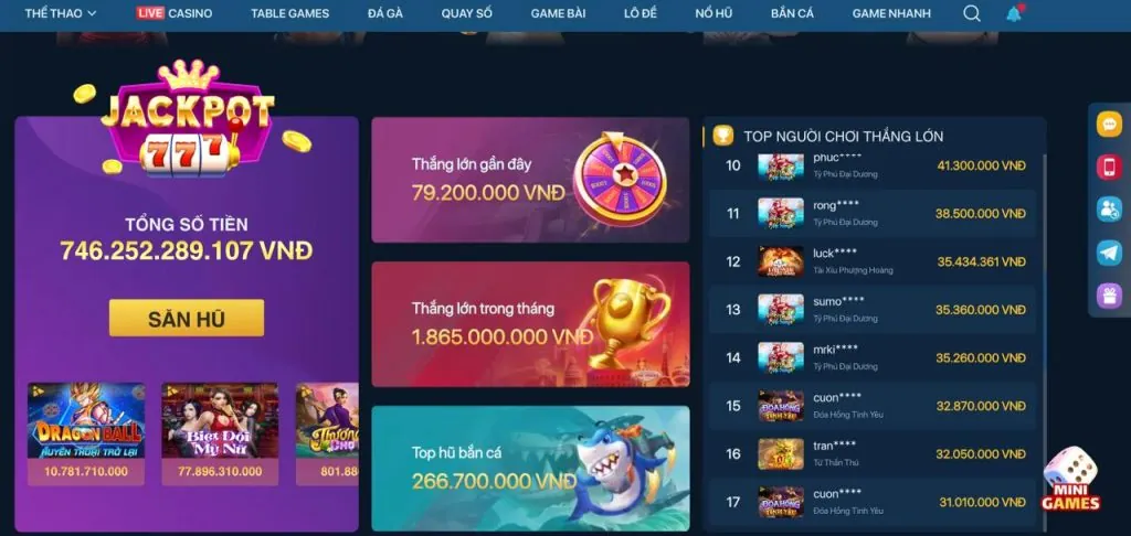 Tổng quan nền tảng vip777 bet với đa dạng trò chơi